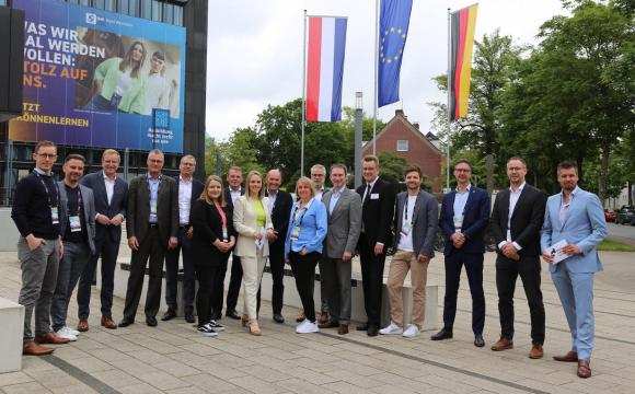 Das Organisationsteam des Digital Summit Euregio, der am 24. Mai im Bildungszentrum der IHK Nord Westfalen in Münster stattfand.