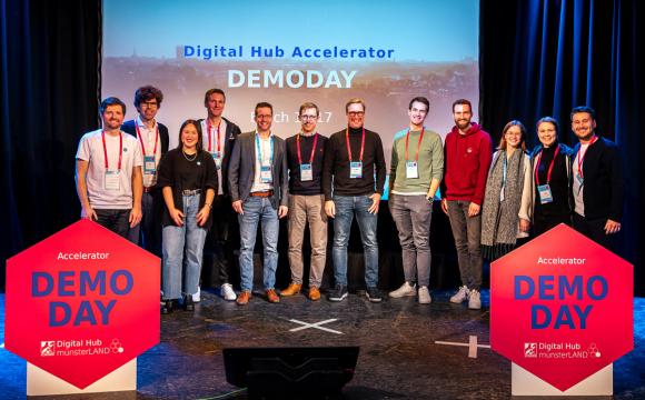 Die beteiligten Akteurinnen und Akteure des Demoday