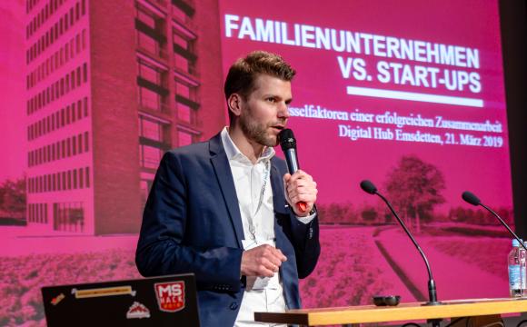 Felix Fiege während seiner Keynote